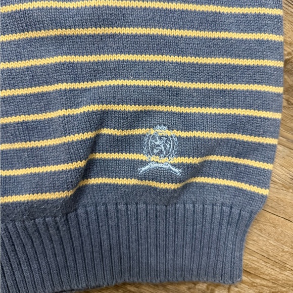 VTG Tommy Hilfiger • Striped Cotton Knit Sweater - Picture 7 of 8